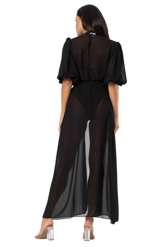 Copricostume Beyan chiffon lungo